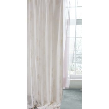   22 M - 51109/290-102 ekrü levélmintás fényáteresztő ÓZS