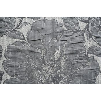 7,3 M - G28801/280-309- bronz virág mintás dekor függöny