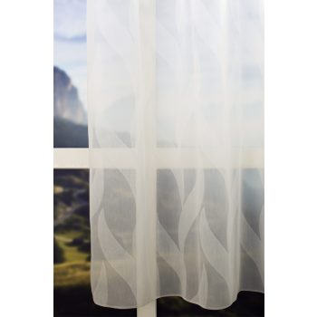7,5 M - 6801/300-102 ekrü beszőtt voile