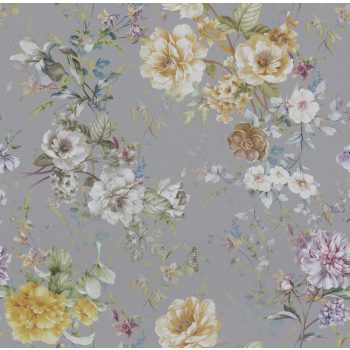 16,2 M - Rose/300 - 906 szürke nyomott velvet dekor